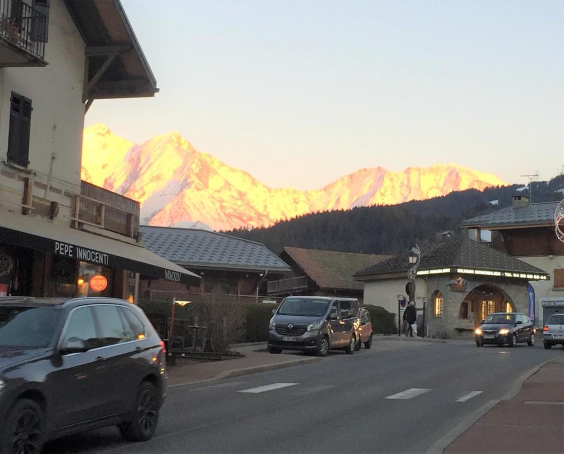 Luxury 2 Bedroom Apartment With View Of Mont Blanc コンブルー エクステリア 写真
